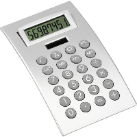 STREAMLINE CALCULATOR in Silver.