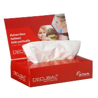 TISSUE CLASSIC 100 PLUS BOX with Folding Up Advertising Lid.