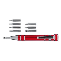 TOOL PEN POCKET SCREWDRIVER in Red.