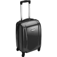 TROLLEY SUITCASE in Black.