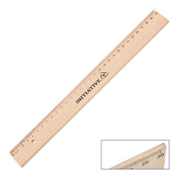 WOOD 30CM RULER.