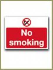 large no smoking sign