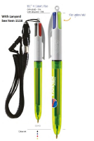 BIC&#174; 4 Colours Fluo ballpen (1114)