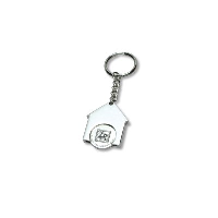 House Shaped Trolley Coin Keyring (HOUSETROLLEY)