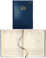 Strata A5 Deluxe Desk Diary - Page a Day - Cream  Paper (96203)