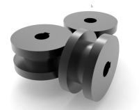 Roller Set for Profile Bender - 1/4 inch Square Tube (6.35mm) Steel