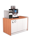 Office Coffee Machine 3-Door Base Cabinet