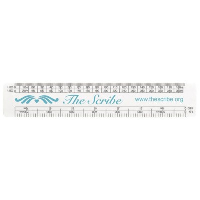 150Mm Architect Scale Ruler In White