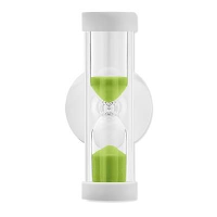 2 Minute Shower Sand Timer With Suction Cup