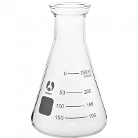 250Ml Scientific Conical Erlenmeyer Flask With Calibration Lines