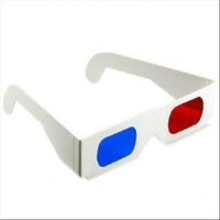 3D Glasses In White