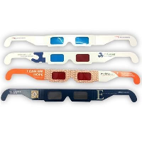 3D Glasses With Full Colour Print