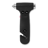 3-In-1 Emergency Hammer In Black