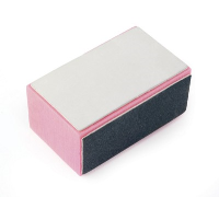 4 Way Foam Nail Buffer Cube Block In Pink