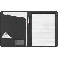 A4 Conference Folder In Black Leather