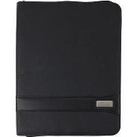 A4 Zip Pvc Conference Folder In Black