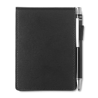 A7 Note Book In Pu Pouch With Pen