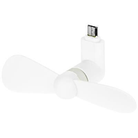 Airing Micro Usb Fan In White Solid