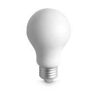 Anti Stress Light Bulb In White