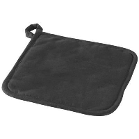 Arica Pot Holder In Black Solid