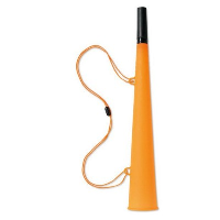 Arribba Stadium Horn Noise Maker With Lanyard In Orange