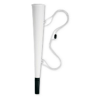 Arribba Stadium Horn Noise Maker With Lanyard In White