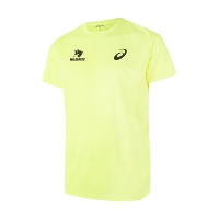 Asics Top-Tee Men Sports Shirt In Neon Fluorescent Yellow