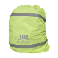 Backpack Cover In Neon Fluorescent Yellow