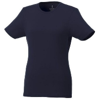 Balfour Short Sleeve Ladies Organic T-Shirt In Navy