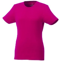 Balfour Short Sleeve Ladies Organic T-Shirt In Pink