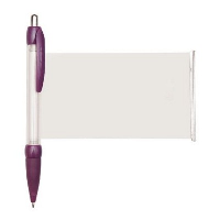 Banner Message Pen In Purple