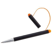 Belt Pen-Bkor In Black Solid-Orange