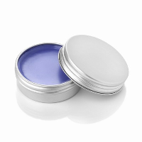 Blackcurrant Lip Balm In Aluminium Metal Tin In Purple