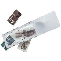 Bookmark Ruler & Magnifier In Translucent White