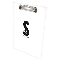 Bristol A4 Sized Hard Back Paper Clipboard In White With Clip