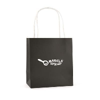 Brunswick Small Paper Bag In Black