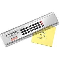 Calculator Ruler In Silver