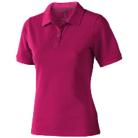 Calgary Short Sleeve Ladies Polo In Pink