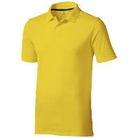 Calgary Short Sleeve Polo In Yellow