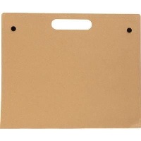 Cardboard Card Writing Folder In Black