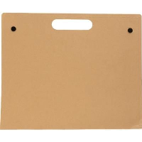 Cardboard Card Writing Folder In Brown