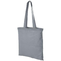 Carolina Cotton Tote In Grey