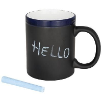 Chalk Write Mug In Blue