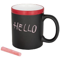 Chalk Write Mug In Red