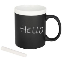 Chalk Write Mug In White