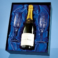 Champagne & Glass Set Set