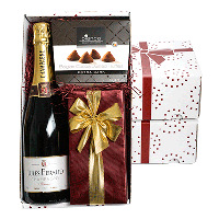 Champagne, Chocolates & Truffles Gift Box