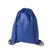 Checker Non-Woven Sports Bag Blue-Black