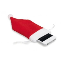 Christmas Mobile Phone Pouch With Father Christmas Father Christmas Santa Hat Design