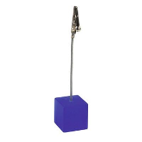 Clip Photo Memo Holder In Clear Transparent Blue